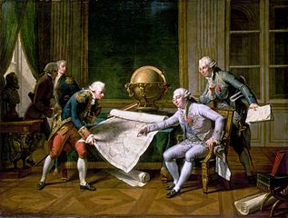 Louis XVI donnant des instructions à La Pérouse, le 29 juin 1785 - peinture de Nicolas-André Monsiau (1754-1837) / CC0