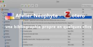 Exercice pratique du cours sur Zotero