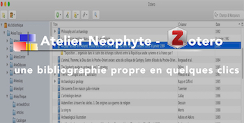 Cours Zotero : gérer sa bibliographie