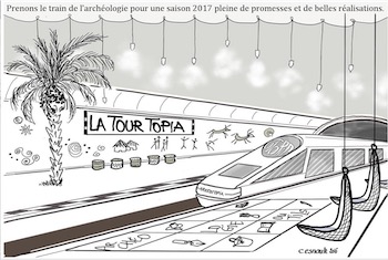 Miniature de la carte de vœux 2017 d'ArkéoTopia